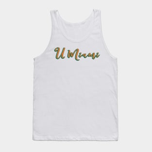 UMiami Sticker Tank Top